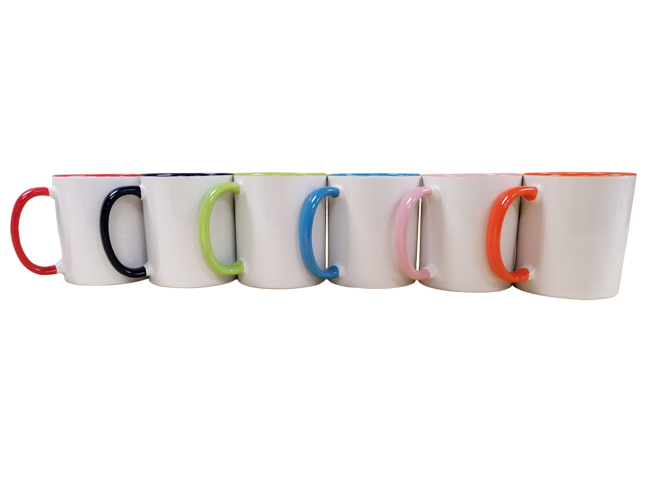 Custom Gift: Personalised Two Tone Mug