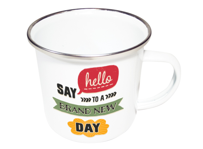 Custom Gift | Personalised Enamel Mug