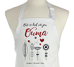 customised aprons